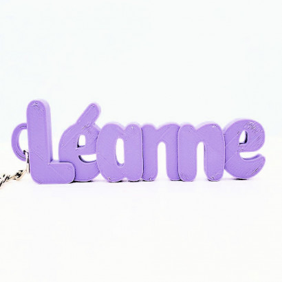 3D NAME OR WORD KEY RING