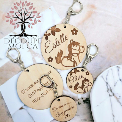 HORSE KEY RING AND TAG