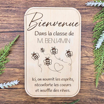 PANCARTE DE CLASSE NOURRIR LES ESPRITS