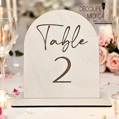 TABLE NUMBER CLASSIC SIGNS